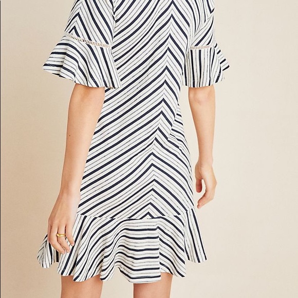 ✨ Anthropologie Galena Flounced Tunic Sz MP - Picture 3 of 6